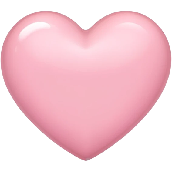 Light pink heart emoji