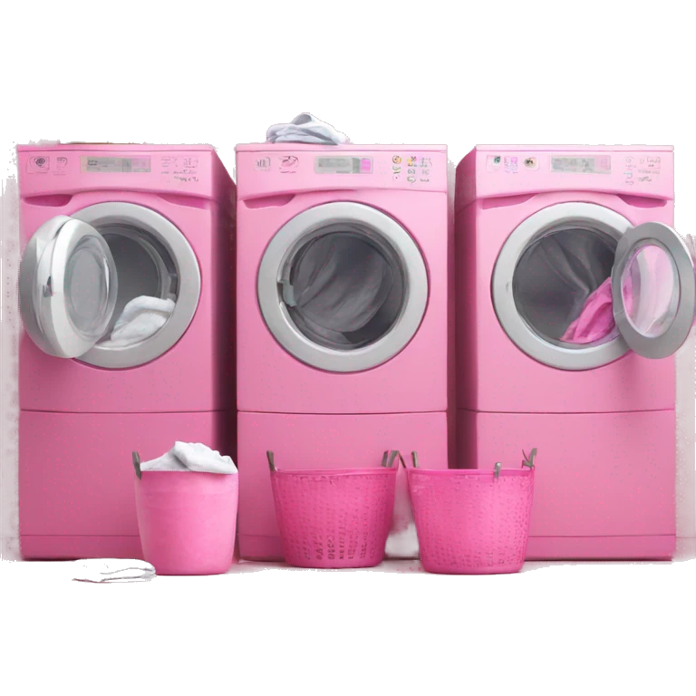 pink laundry emoji