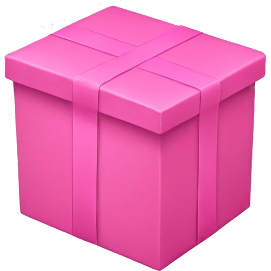 Pink box emoji