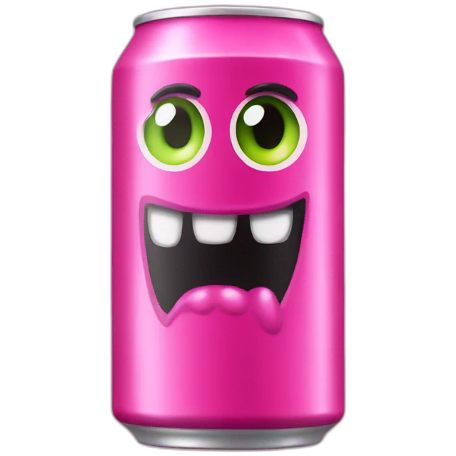 pink monster energy drink emoji