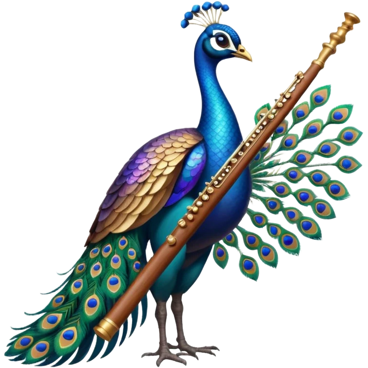 🦚🪈 emoji
