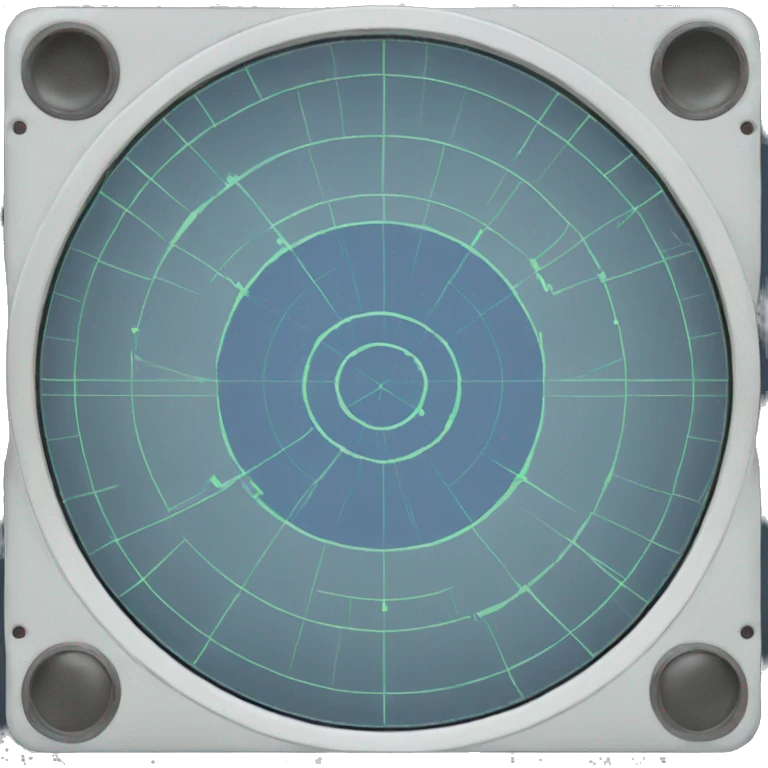 Radar display emoji