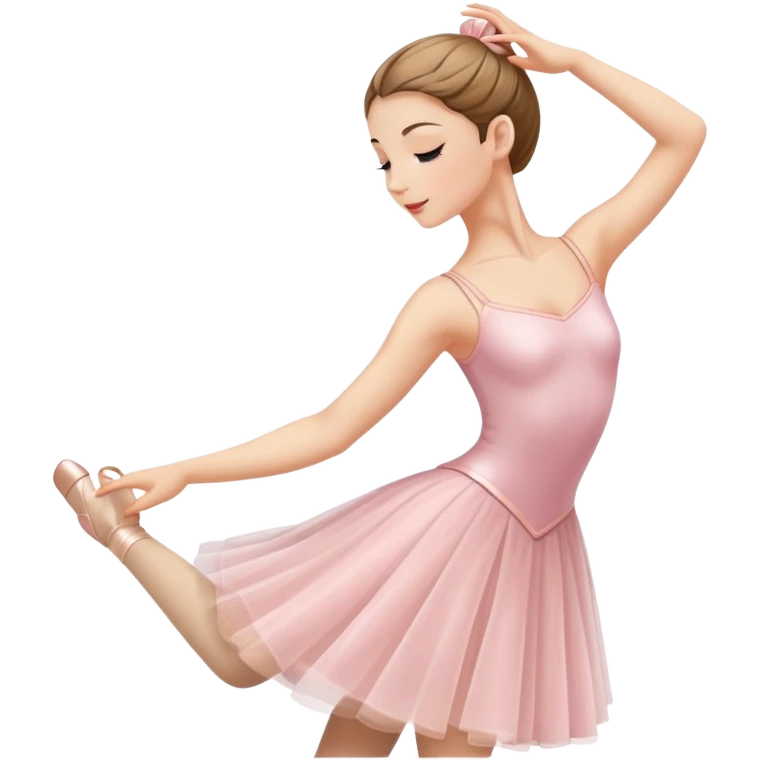 ballerina dancing side profile  emoji