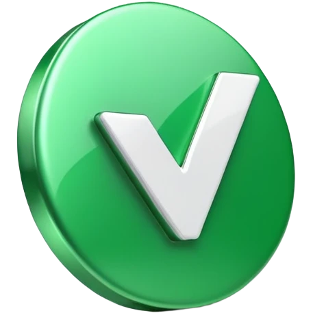 green check mark button emoji