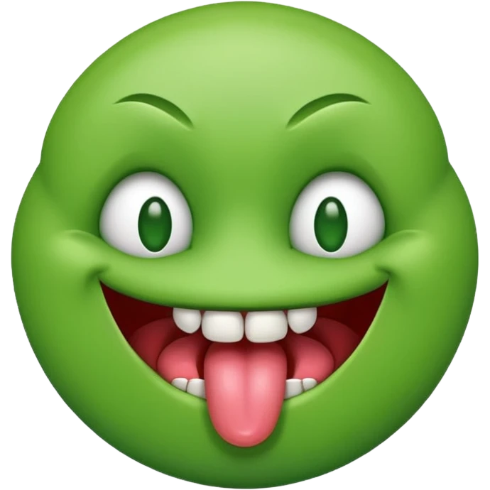 emoji with money eyes with teeth coming out of tounge emoji