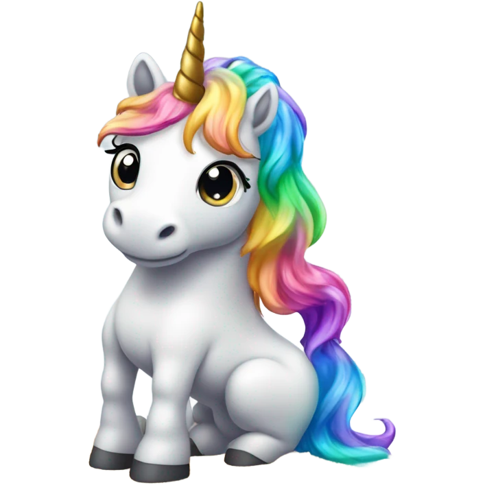 Pooping unicorn  emoji