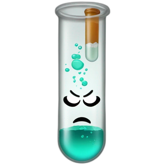 angry-test-tube emoji