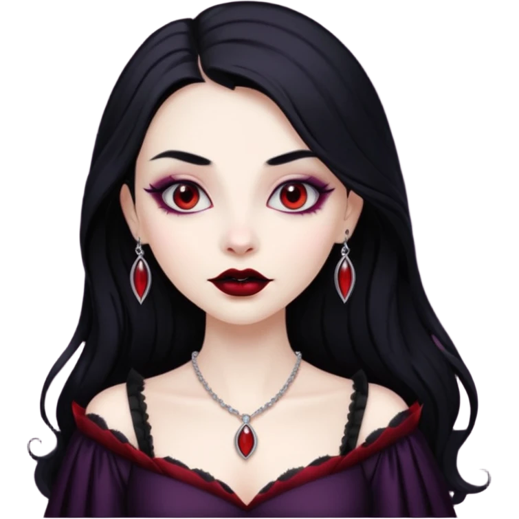 Nosferatu coquette vampire emoji