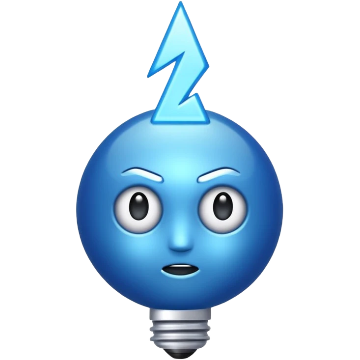 genera un razo azul como ese emoji