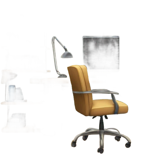 home office space front view emoji