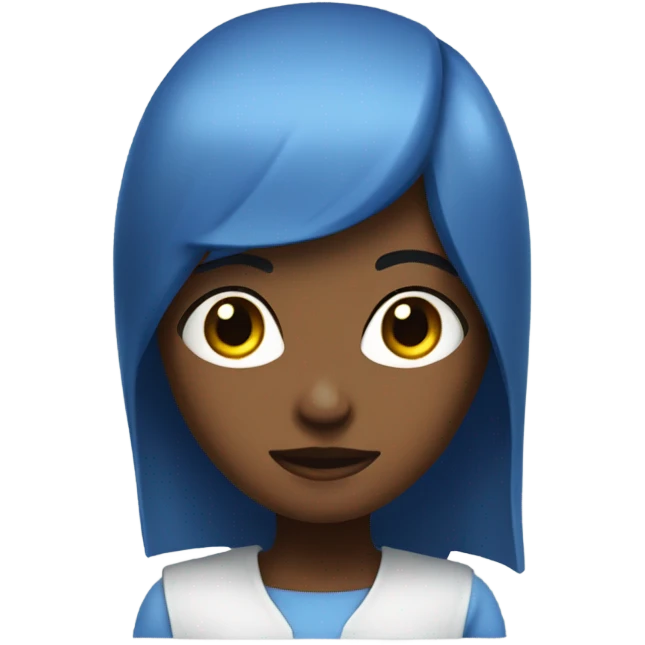 Blue Sister from the video game 1000xResist emoji