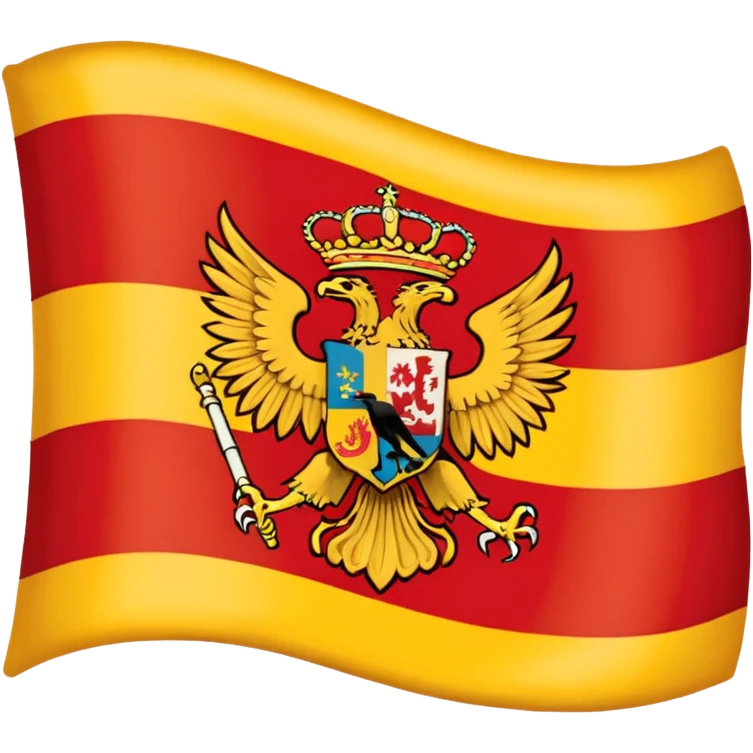 añade a la bandera de españa dos aguilas emoji