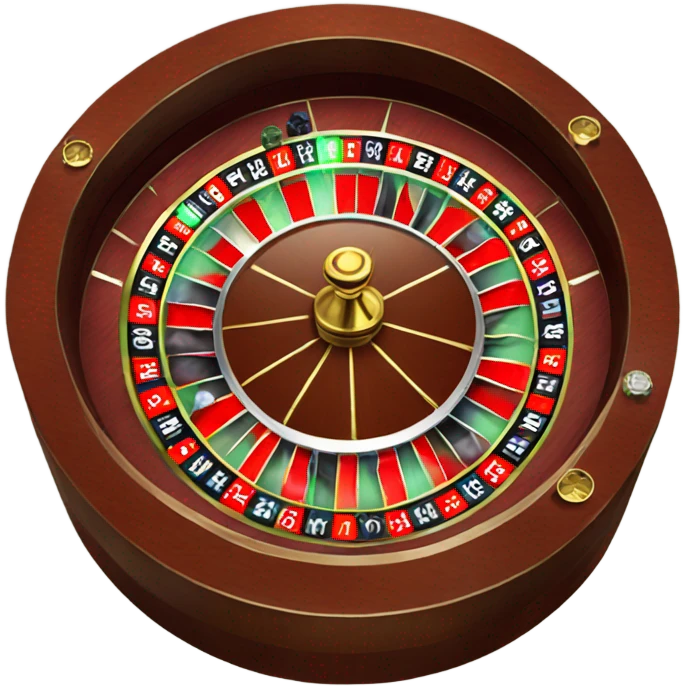 Casino roulette table  emoji