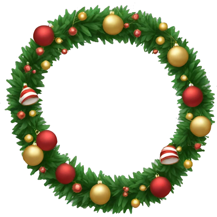 Christmas garland emoji
