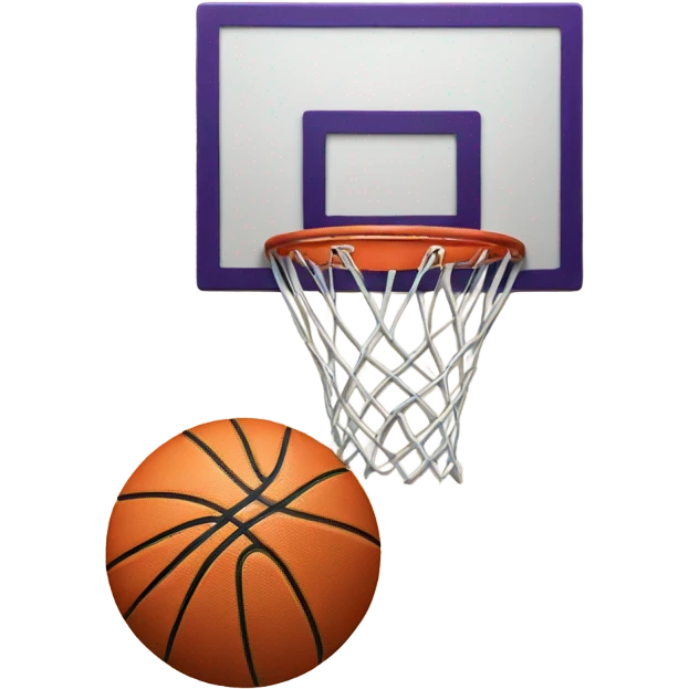Basketball hoop emoji