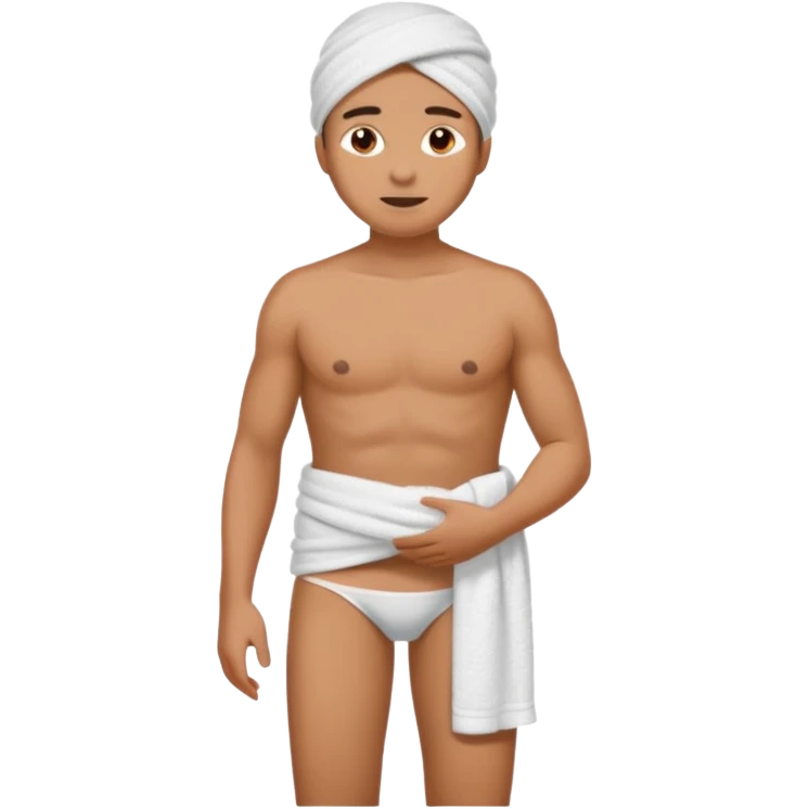  wearing nothing bottom emoji