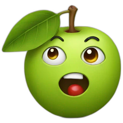 Rude-fruit emoji