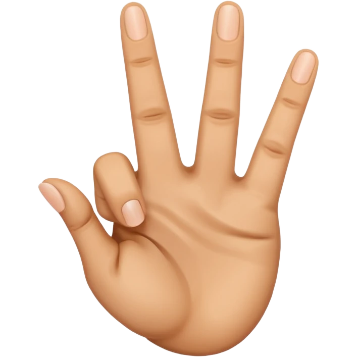 Smiling middle finger emoji