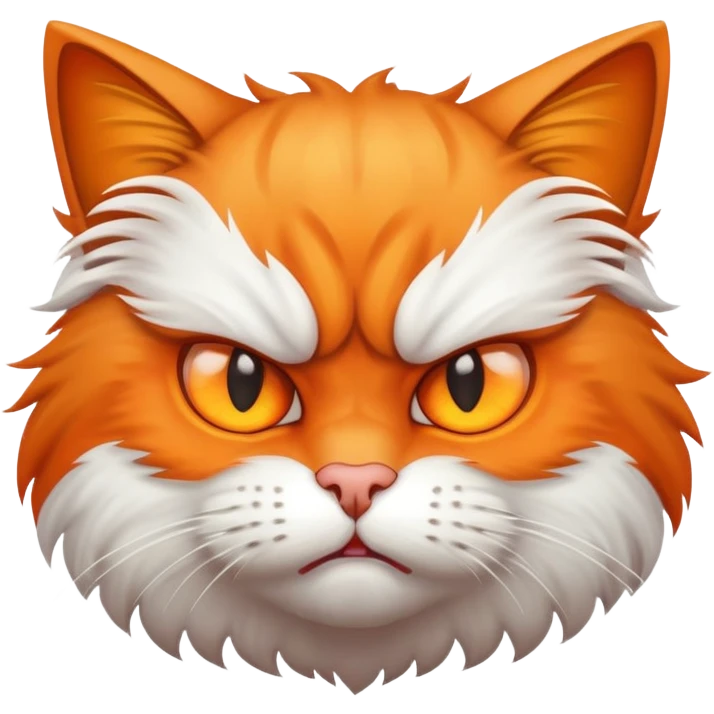 Angry cat emoji