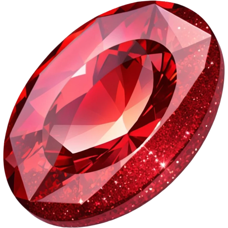 gem glitter red emoji