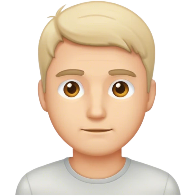 casual portrait of a man emoji