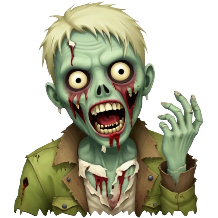 singer zombie emoji