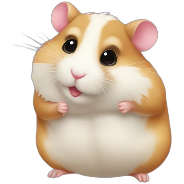 2 hamsters in love emoji