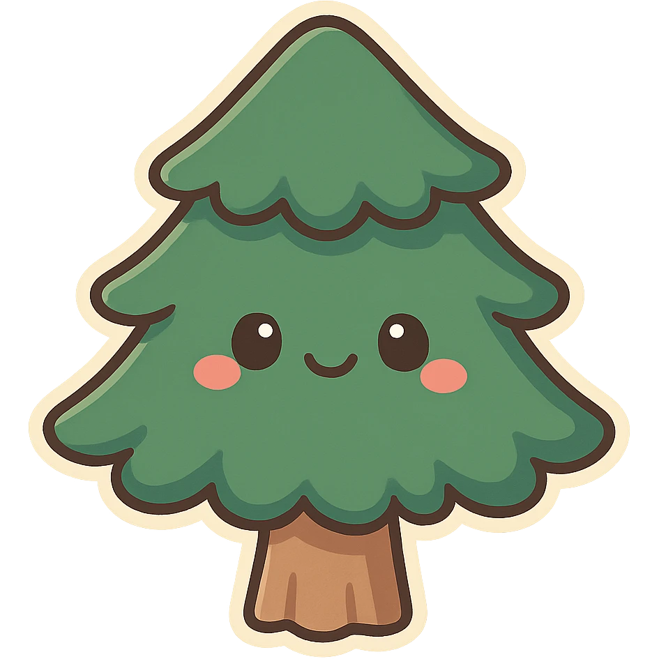 一只可爱的小松树 emoji