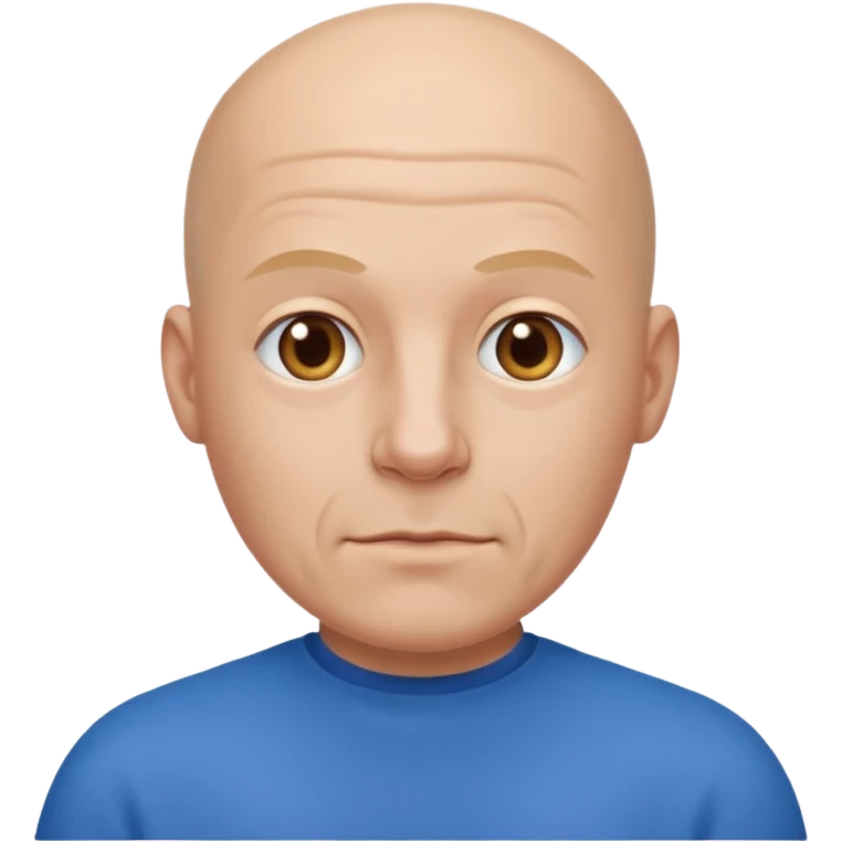 Sujeto pelon vestido de azul emoji