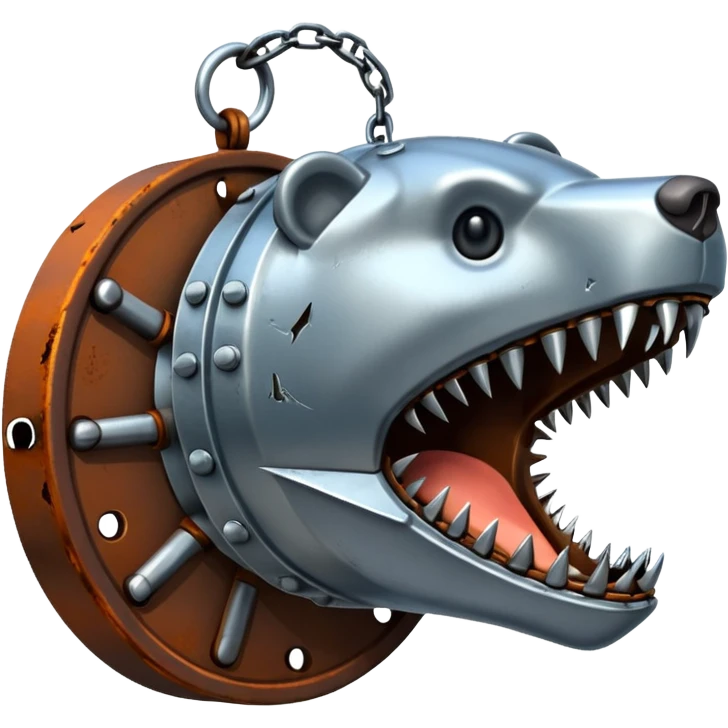 Bear trap emoji