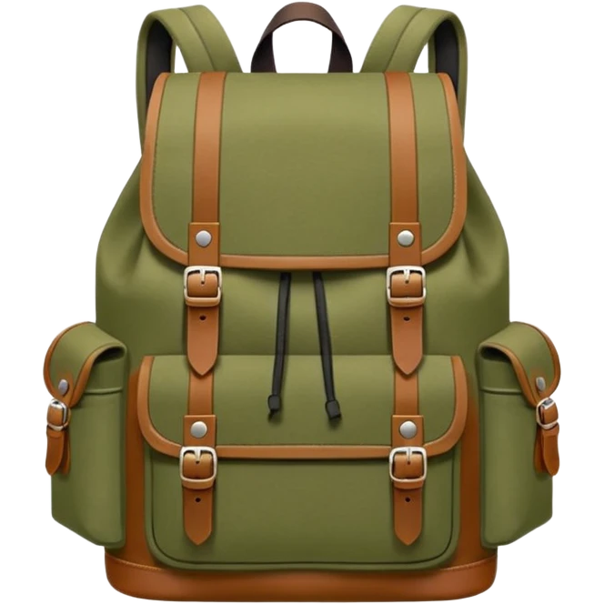 Backpack – sturdy with straps emoji