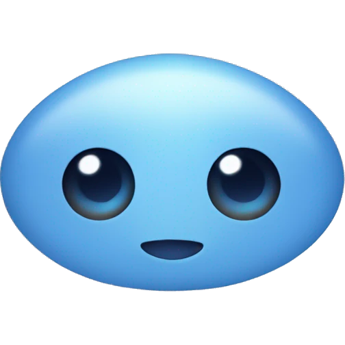 Myrtille bleu clair emoji