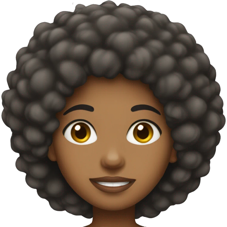 Afro Latina girl  emoji