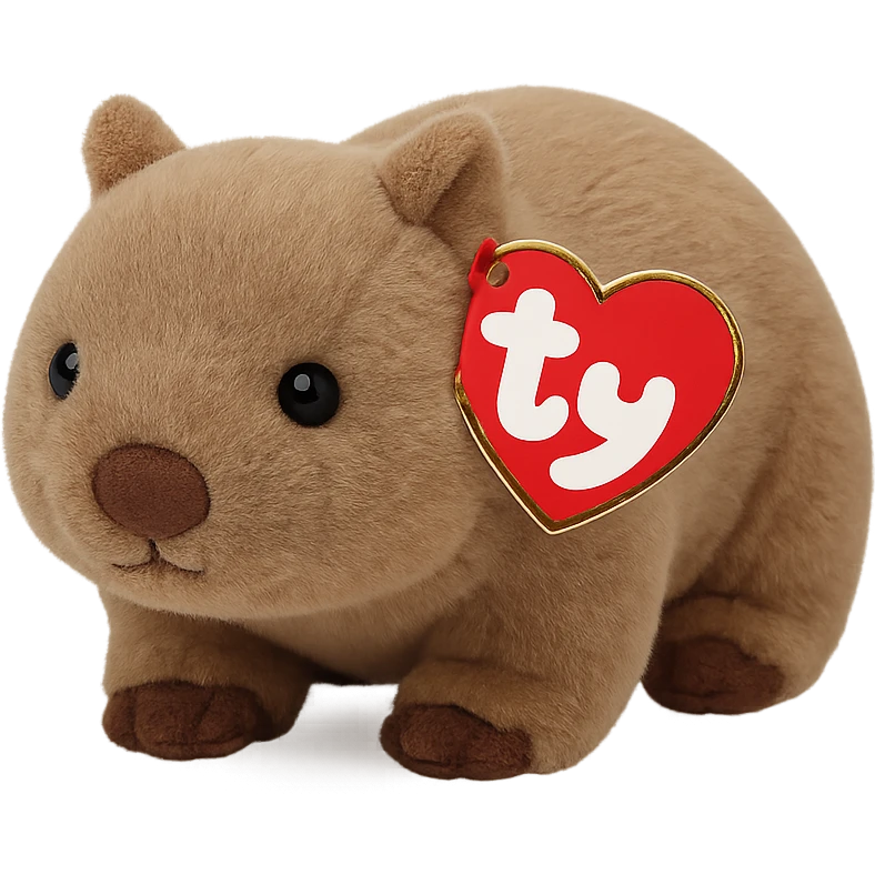 wombat beanie baby emoji