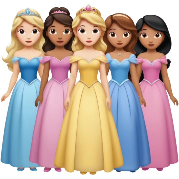 disney princesses emoji