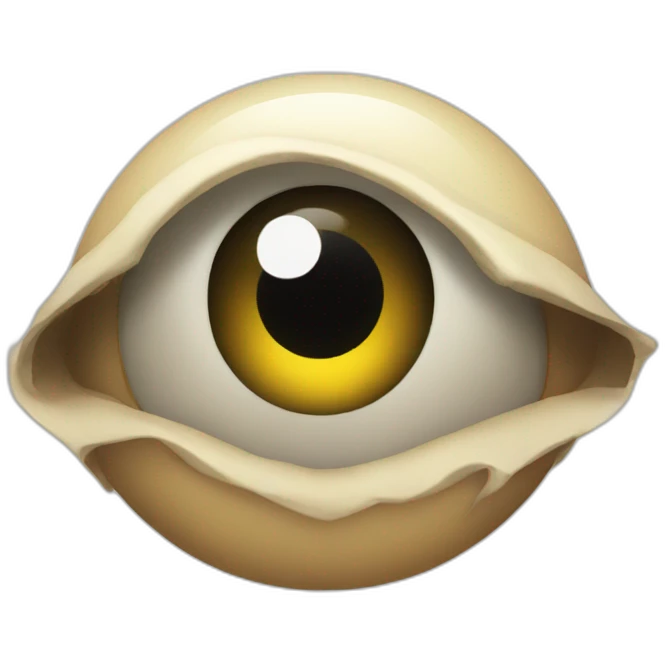 Frightning eyes in the night emoji