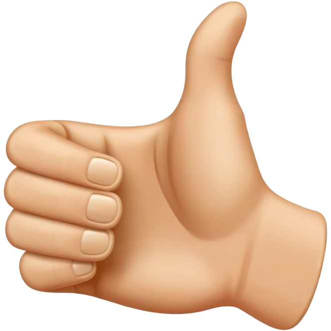 Thumbs up emoji