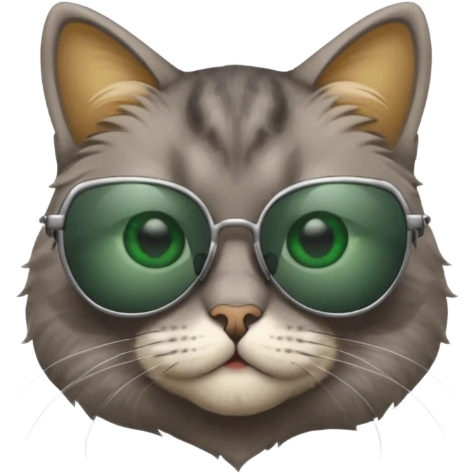 Cat wearing sunglasses emoji
