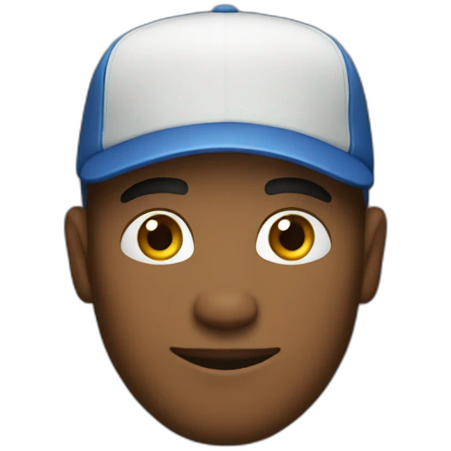 Man wearing cap emoji