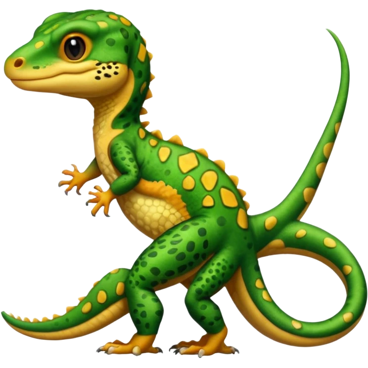 Leperd gecko dino emoji