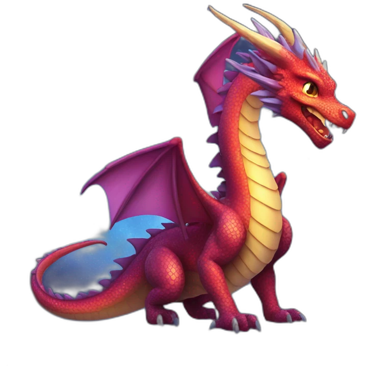 Galaxy dragon emoji