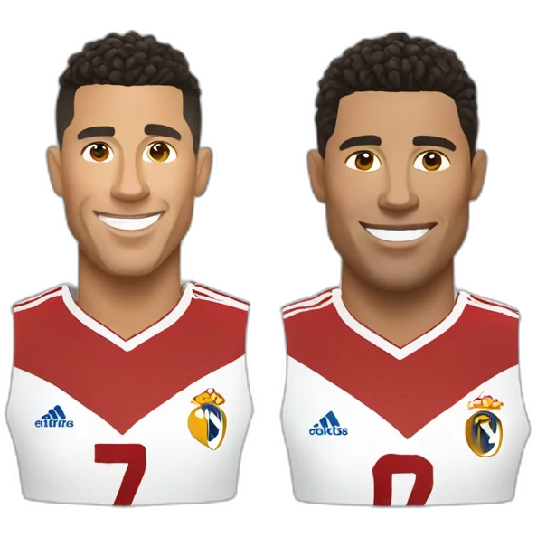 Ronaldo and goat emoji