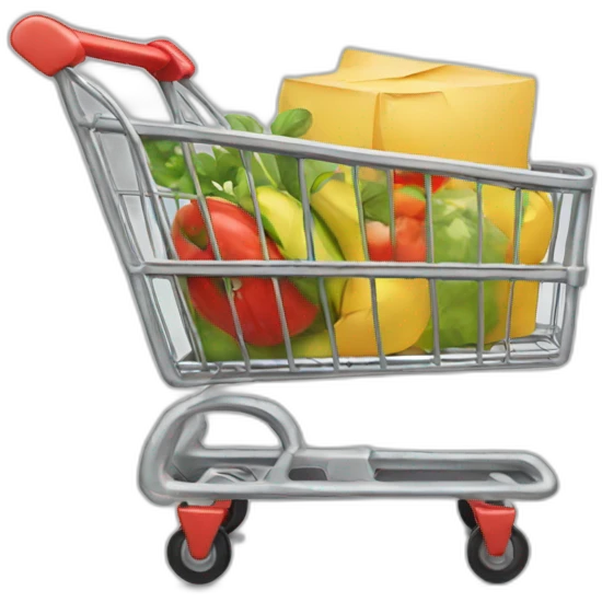 shopping cart emoji