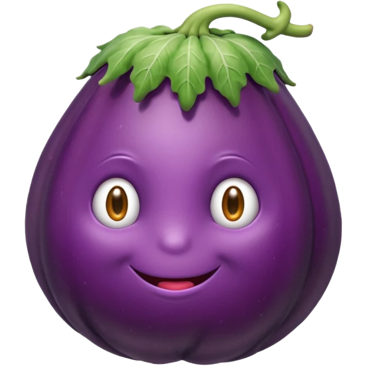 Je veux un hérisson sous forme de aubergine  emoji