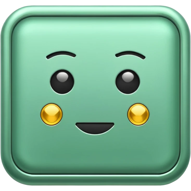 wall pin,doc pin, light green emoji