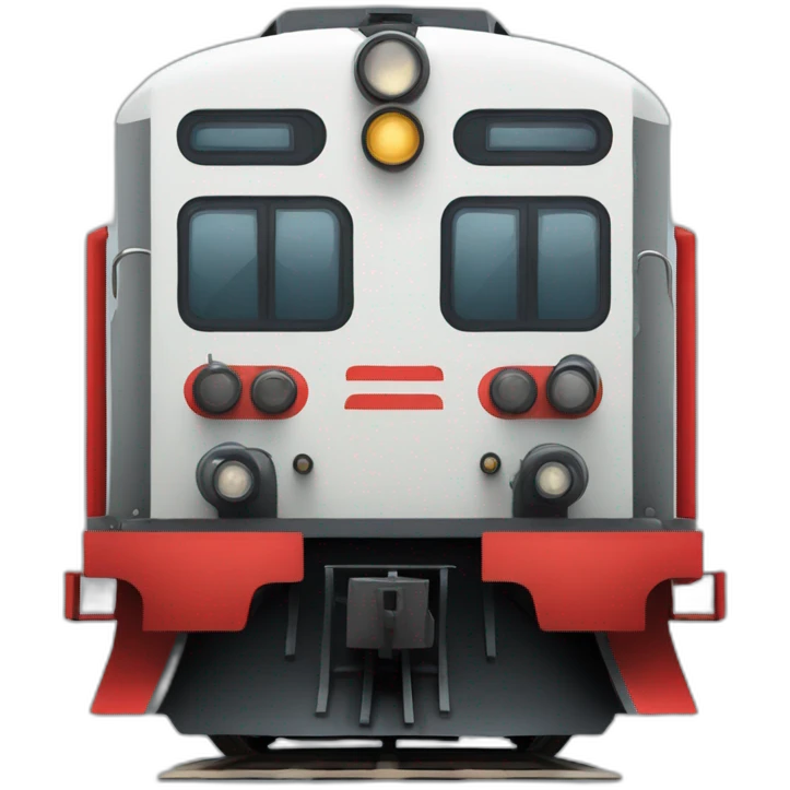 russian train, frontal view emoji