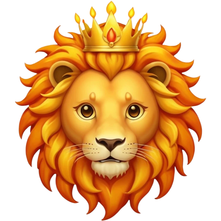 🔥🦁☀️ emoji