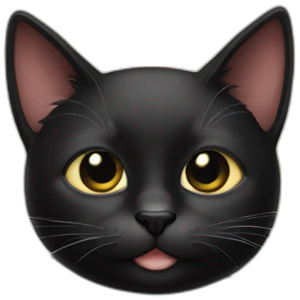 Black cat emoji