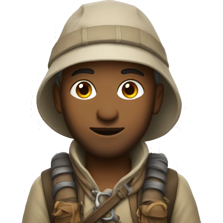a nomad with turbant emoji