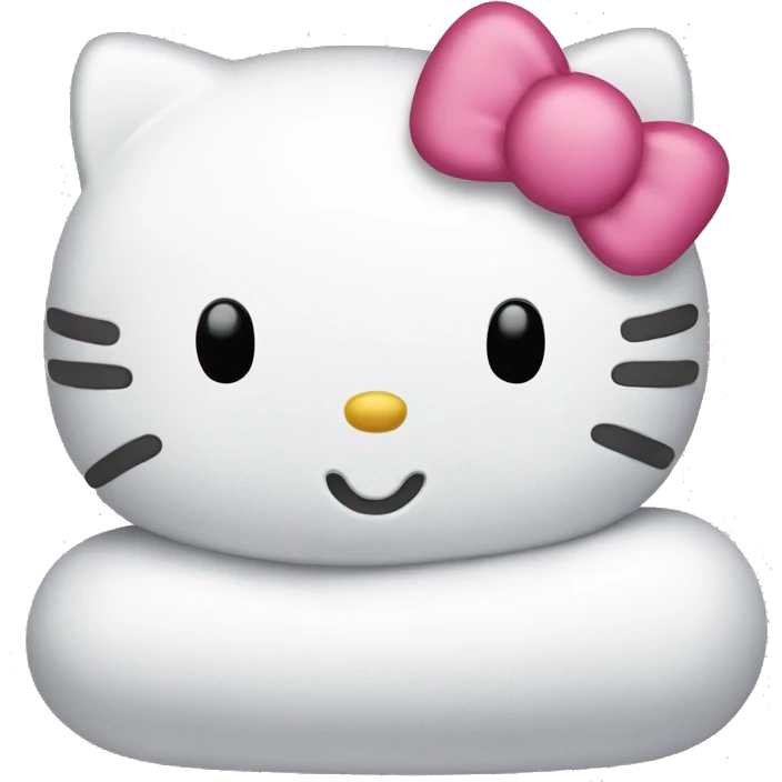 hello kitty sleeping emoji